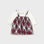 Newborn Girl Plaid Dress Ref. 14-2801-008