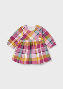 Newborn Girl Checked Dress Ref. 14-2813-085