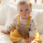 Newborn baby romper with sheepskin skirt Ref.  14-2881-050