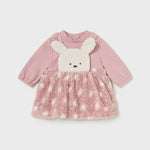 Newborn baby romper with sheepskin skirt Ref.  14-2881-051
