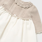 Newborn organza combo dress Ref.  14-2883-016