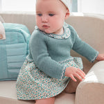 Newborn knitted combination dress Ref.  14-2886-018