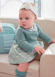 Newborn knitted combination dress Ref.  14-2886-018