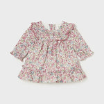 Newborn Girl Floral Ruffle Dress Ref. 14-2887-059