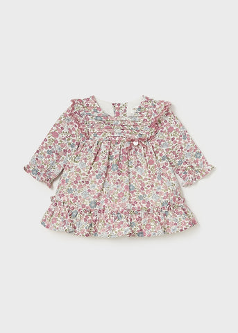 Newborn Girl Floral Ruffle Dress Ref. 14-2887-059