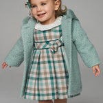 Baby Checked Ruffle Neck Dress 14-02903-075
