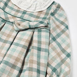 Baby Checked Ruffle Neck Dress 14-02903-075