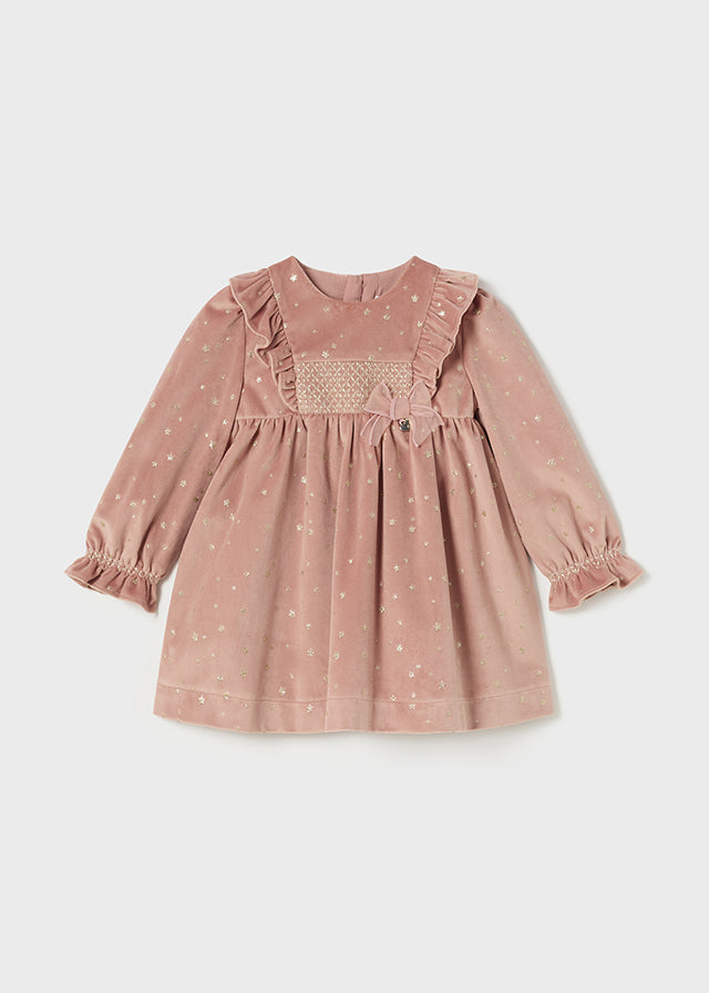 Baby Velvet Dress  14-02904-030