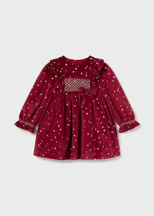 Baby Velvet Dress  14-02904-031