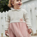 Baby Combined Pleated Dress Ref. 14-02906-036
