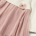 Baby Combined Pleated Dress Ref. 14-02906-036