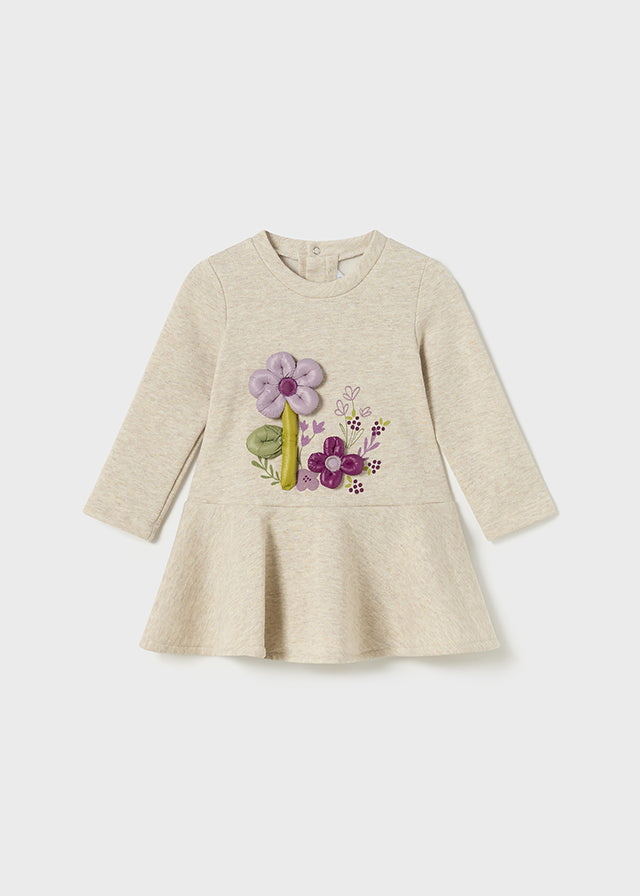 Baby Long Sleeve Plush Dress Ref. 14-2916-39