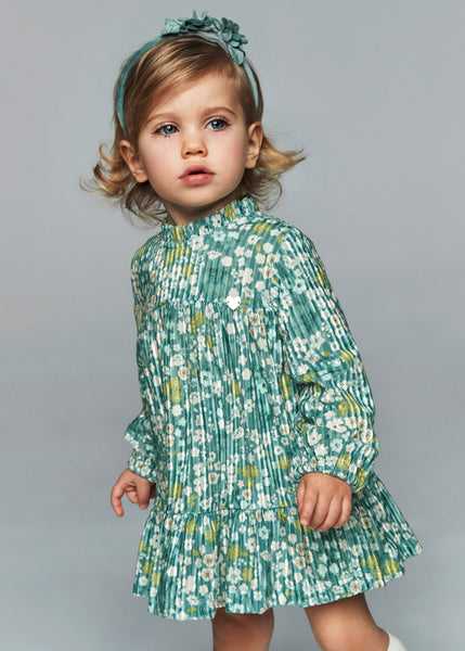 Baby Velvet Floral Dress Ref. 14-02923-064