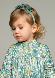 Baby Velvet Floral Dress Ref. 14-02923-064