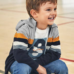 Boy Knit Striped Hoodie Ref. 14-4349-074
