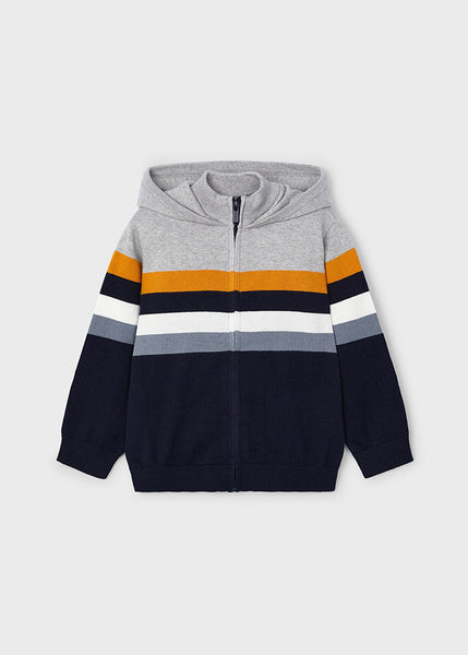 Boy Knit Striped Hoodie Ref. 14-4349-074