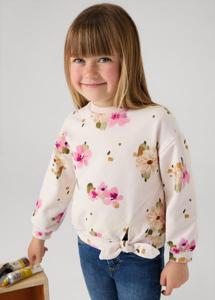 Girl Floral Sweatshirt Ref. 14-4481-010