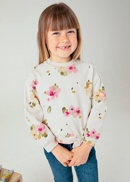 Girl Floral Sweatshirt Ref. 14-4481-010