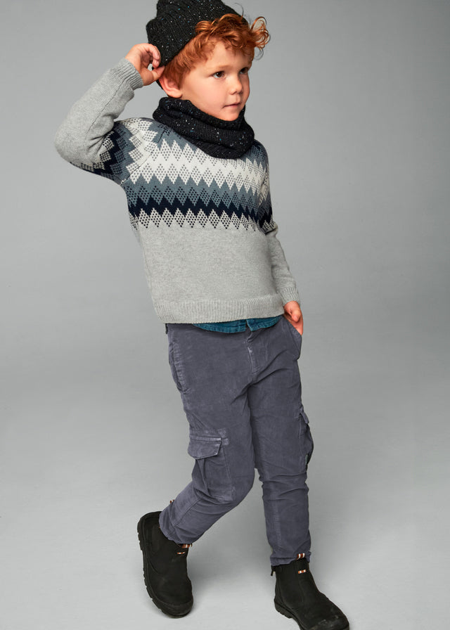 Boy Corduroy Cargo Pants Ref. 14-4535-023