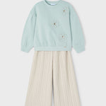 Girl Sweatshirt with Pleated Pants Set Ref. 14-4551-019
