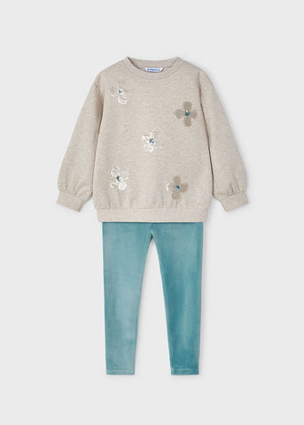 Girl Sequin Sweatshirt and Leggings Set Ref. 14-4706-051