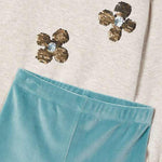 Girl Sequin Sweatshirt and Leggings Set Ref. 14-4706-051