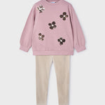 Girl Sequin Sweatshirt and Leggings Set Ref. 14-4706-052