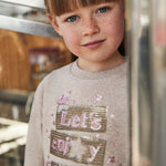 Girl Suede Legging and Sweatshirt Set Ref. 14-4709-057