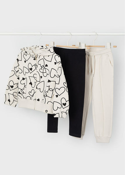 Girl 3 Piece Heart Tracksuit Ref. 14-4888-081