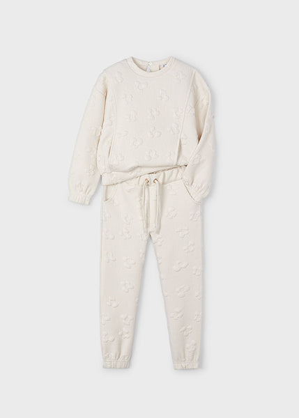 Girl's padded flower tracksuit Ref.  14-4891-091