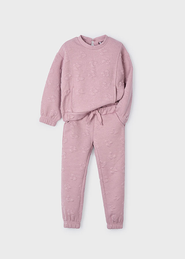 Girl's padded flower tracksuit Ref.  14-4891-092