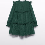 Girls plumeti jacquard dress Ref. 14-5526-036