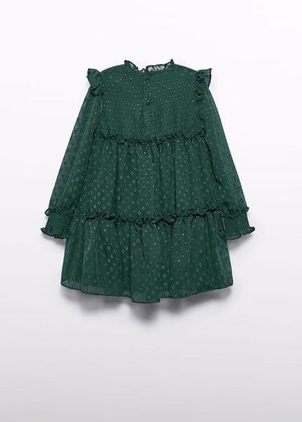 Girls plumeti jacquard dress Ref. 14-5526-036