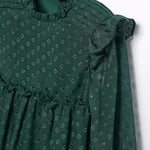 Girls plumeti jacquard dress Ref. 14-5526-036