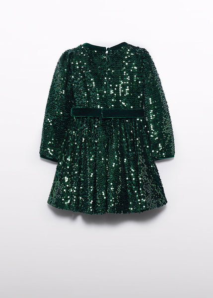 Girls sequin velvet dress Ref. 14-5528-004