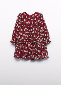 Girls bambula print dress Ref. 14-5530-045