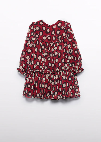 Girls bambula print dress Ref. 14-5530-045