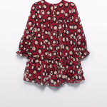 Girls bambula print dress Ref. 14-5530-045