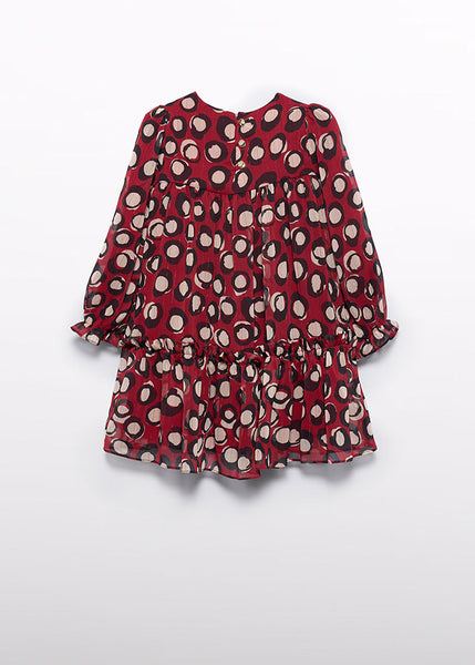 Girls bambula print dress Ref. 14-5530-045