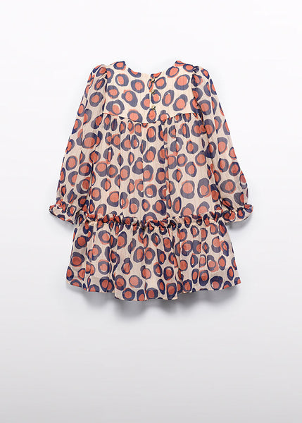 Girls bambula print dress Ref. 14-5530-046