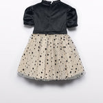Girls combined velvet dress Ref. 14-5532-005