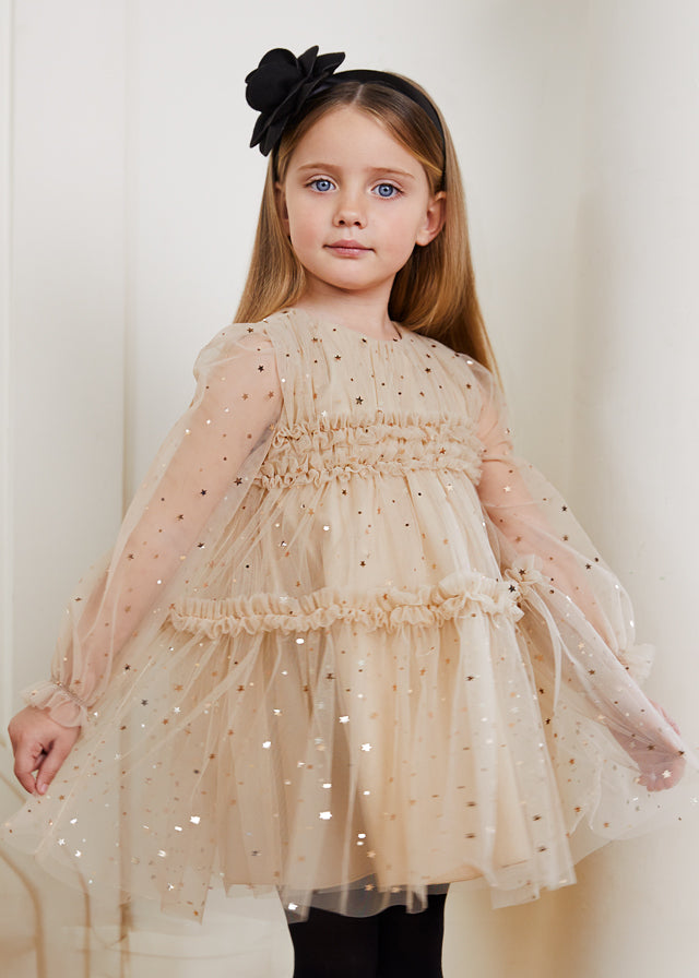 Girls star tulle dress Ref. 14-5533-008