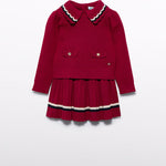 Girls pleated knit skirt set Ref. 14-5548-005