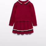 Girls pleated knit skirt set Ref. 14-5548-005