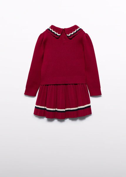 Girls pleated knit skirt set Ref. 14-5548-005