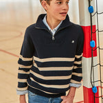 Boy Quarter Zip Striped Sweater Ref. 14-7391-093