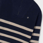 Boy Quarter Zip Striped Sweater Ref. 14-7391-093