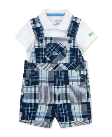 Patchwork Woven Shortall Set 14093