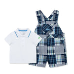 Patchwork Woven Shortall Set 14093