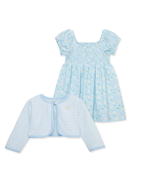 Daisy Knit Toddler Dress Set 14122